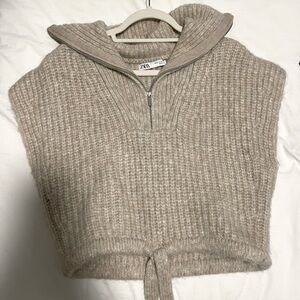 Zara cropped sweater